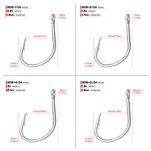 Anzuelo de estaño mudo simple de acero de alto carbono, anzuelo de placa de hierro para pesca en mar y barco, venta al por mayor - Product Image 5