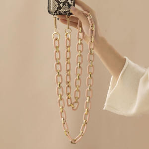 <span class=keywords><strong>PC1099</strong></span> Poluar Acrylilc, correa de cordón de cadena de teléfono, funda de teléfono móvil, correa de cordón, cadena de teléfono cruzada - Product Image 6