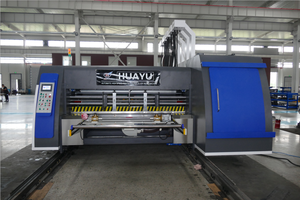 סדרת HS-C אוטומטית קרטון תיבת פיצה נייר מכונת קיפול עושה מכונת חיתוך למות לקרטון גלי - Product Image 4