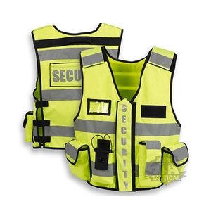 Veste de gilet de réflecteur de Saftey de fabrication professionnelle de la Chine extérieure - Product Image 6