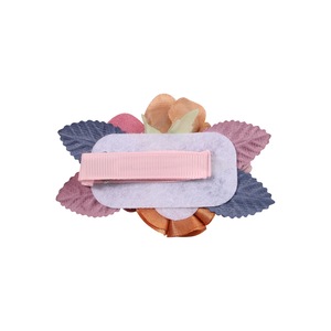 Pinza de pelo de flores artificiales para niñas de 3,5 pulgadas, horquillas SweetFlowers, Clips hechos a mano seguros, accesorios para el cabello decorativos - Product Image 6