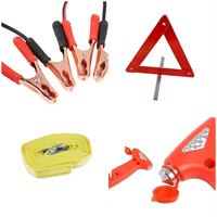 Kit d'outils d'urgence pour véhicule durable Ensemble complet d'outils parfait pour les réparations de voiture Kit d'outils d'urgence pour véhicule