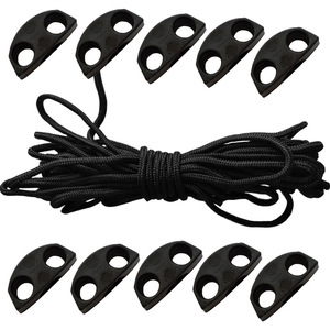 Corde de kayak avec clips à double trou de 6 mm, accessoire pour canoë et kayak, en nylon durable, pour les loisirs en plein air, les lacs et les rivières - Product Image 4