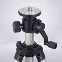 Trépied en aluminium réglable de qualité industrielle/DIY pour niveau laser, pieds télescopiques, montage fileté 5/8" M16, support de trépied