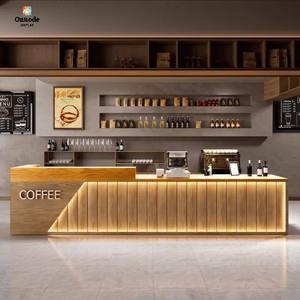 Quiosco de Café Moderno para Exteriores con Iluminación LED |   Mostrador de Café Personalizado Tipo Pop-up para Cafeterías e Interiores de Cafés - Product Image 3