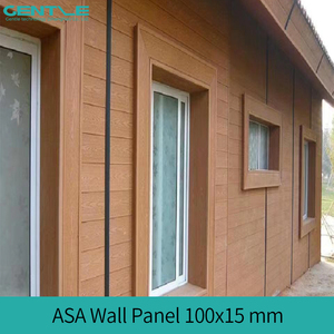 แผ่นผนัง ASA/PVC ป้องกันเชื้อรา ลายไม้แบบกำหนดเอง ผลิตด้วยวิธี Co-extrusion สำหรับภายนอกอาคาร - Product Image 2