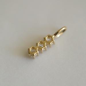 Collier en argent sterling 925 plaqué or 18 carats avec tourmaline en poudre d'hibiscus, statue de Bouddha riant Maitreya, incrusté de diamants - Product Image 5