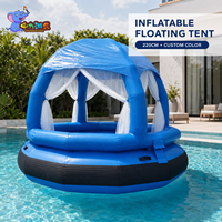 Tente flottante gonflable multifonctionnelle personnalisable de grande taille pour piscine, bar et fête – Vente en gros