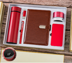 Birthday Gift Set for Men Custom logo A5 Personalised Leather <strong>Notebook</strong> <strong>Diary</strong> With Pen and Box and Usb Gift Set - Product Image 4