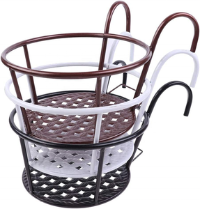 Panier suspendu extérieur de support de <span class=keywords><strong>fleur</strong></span> de balcon pour des plantes - Product Image 2