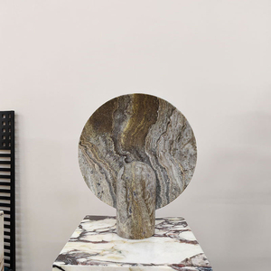 Odsen thiết kế Nordic Alabaster Bảng Đèn đá cẩm thạch cơ sở đèn G9 LED bóng đèn bảng ánh sáng cho phòng đọc sách cạnh giường phòng khách - Product Image 2