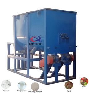 Mezcladora de cinta horizontal de bajo costo y gran capacidad de 3200 kg para fertilizantes, cerámica y masilla en polvo - Product Image 3