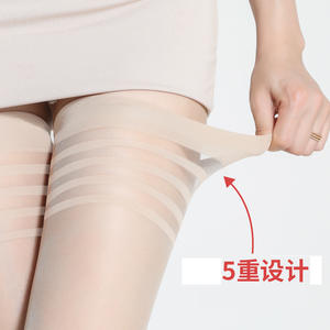 Women's Ultra Thin 15D Thigh High Silk Stockings Over the Knee Sexy Sheer Anti-Bacterial Socks for Summer Wear - Product Image 3