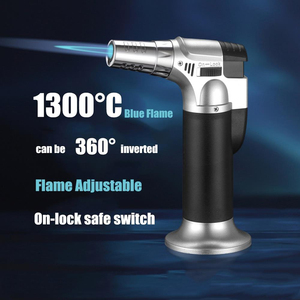 Encendedor de cigarros con llama azul, soldadura de alta temperatura, cocina, barbacoa al aire libre, antorcha inflable, encendedor - Product Image 2