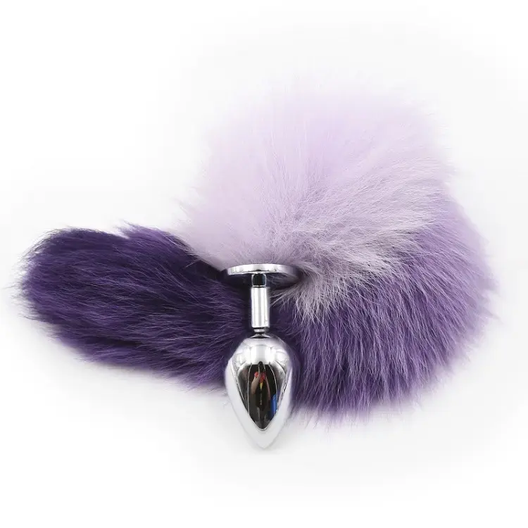Fox tail anal plug adult game sex accessories for women and men role-playing exotic accessories