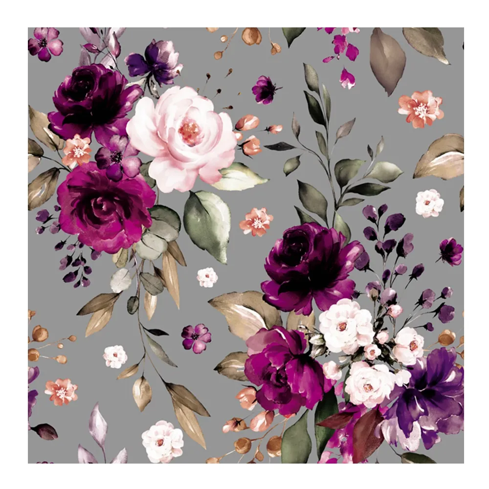 폴리 에스터 koshibo 쉬폰 아프리카 새로운 의류 꽃 패턴 스타일 디지털 인쇄 웨딩 숙녀 인쇄 디자이너 탑 패브릭