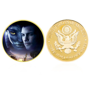 Monedas de aleación de Zinc esmaltadas, monedas de recuerdo de Metal, dorado, plateado, con caja de embalaje, <span class=keywords><strong>Avada</strong></span>, hechas a medida - Product Image 5