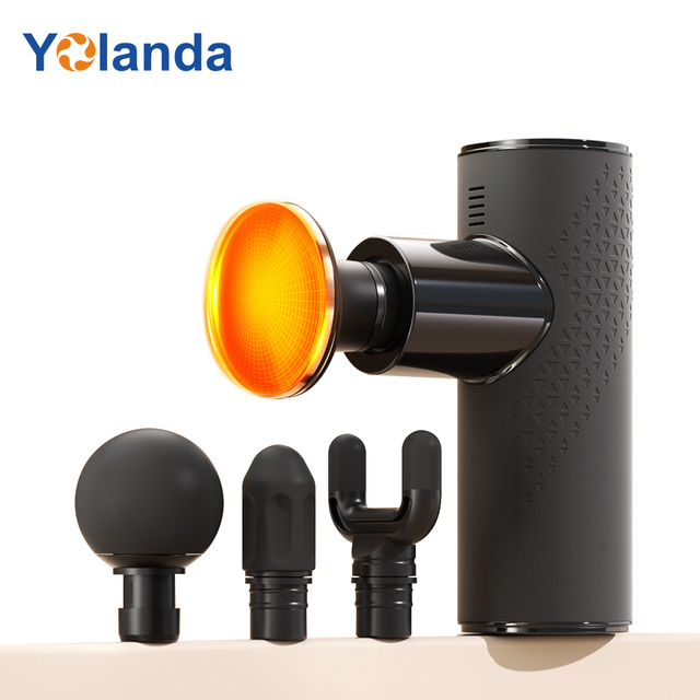8mm Deep Tissue Massage Mini Pocket Size Massage Gun Customizable Silicone Case Heated Fascia Gun