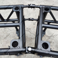 Adaptateur de fixation à fourche en acier robuste mâle et femelle PRT pour truss, 45 cm de long, pour éclairage de scène et événements