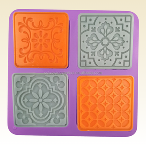 Đồ Gia Dụng Thủ Công Xà Phòng Thanh Khuôn Sô Cô La Bánh Khuôn Ice Cube Khay Nghệ Thuật Nhựa Nến Làm Silicone Tự Làm Xà Phòng Khuôn Khuôn Khuôn - Product Image 3