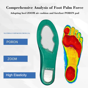 Semelles intérieures <span class=keywords><strong>Dunk</strong></span> Double coussin d'air Zoom baskets chaussures de basket-ball Inserts en mousse PU évacuation de l'humidité semelles athlétiques résistantes aux odeurs - Product Image 3