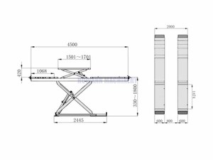 Elevador de Tijera Ultrafino de Gran Tamaño que Ofrece Estabilidad Superior y Máxima Capacidad de Elevación para su Garaje - Product Image 5