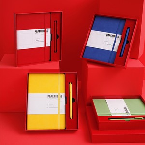 Juego de Cuadernos Jia Hui A5 con Banda Elástica, 1.8 cm de Grosor, 100-200 Páginas, Estilo Minimalista para Oficina y Negocios, con Caja de Regalo - Product Image 1