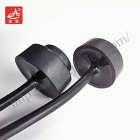 JIAKANG Smart 1Mhz ultrasonik Piezo transduser keramik pemasangan pipa 800pF kapasitansi untuk Sensor aliran ultrasonik
