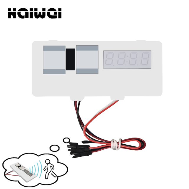 Radar Sensor 5A/60W Time Temperature Display Two Button Led Touch Sensor Switch 12V Touch Sensor Switch for Mirror