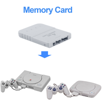 Carte mémoire 4Mega pour PS1 Adaptateur de console de jeu Carte de stockage pour PS1 4M Memory Stick