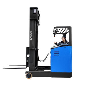 JINGXIN nuova batteria al litio Rider raggiungere Stacker carrello elevatore 1 Ton 3 fase albero elettrico carrello elevatore per la vendita - Product Image 1
