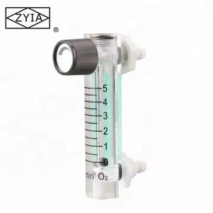 Rotometer pengukur aliran oksigen Gas portabel OEM, dapat disesuaikan biaya rendah rentang daya tahan lama pembuatan sertifikat RoHS plastik - Product Image 5