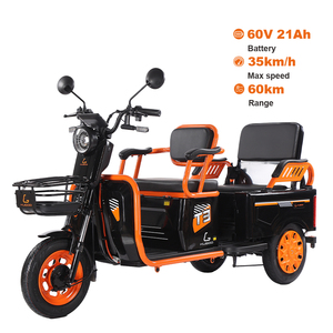 KUGOO T3 Tricycles électriques 500W 60V 60KM de portée, scooter de mobilité, motos, scooter électrique à 3 roues - Product Image 2