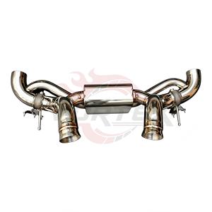Sistema de Escape Catback con Válvulas de Acero Inoxidable Vortex para McLaren GT 4.0T con Silenciador Central Transversal y Conjunto de Doble Salida de Escape - Product Image 3