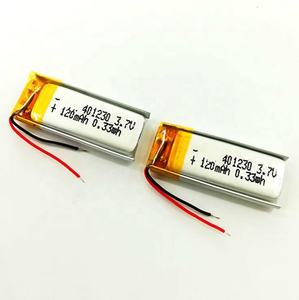 401230 de 120mAh de litio de 3,7 v, polímero de iones de las celdas de batería cargador con kc para coche banco de potencia - Product Image 3