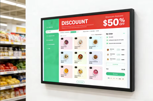 Tableta con Pantalla Táctil para Horarios, Tableta con Pantalla Táctil Digital Signage Android Poe para Publicidad en Centros Comerciales y Restaurantes - Product Image 2