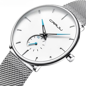 Reloj de Pulsera de Cuarzo para Hombre, Económico, a la Moda, Casual, Delgado, de Acero Inoxidable, Deportivo, Resistente al Agua, con Puntero, Reloj Masculino - Product Image 6