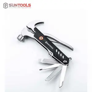 Stainless Steel Hammer Multi Tool With Screwdriver Knife Multi Purpose Safety Claw Hammers