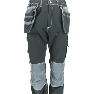 Bouwwerkbroek Drievoudige Naald Werkbroek Multifunctionele Zak Custom Cargo Broek