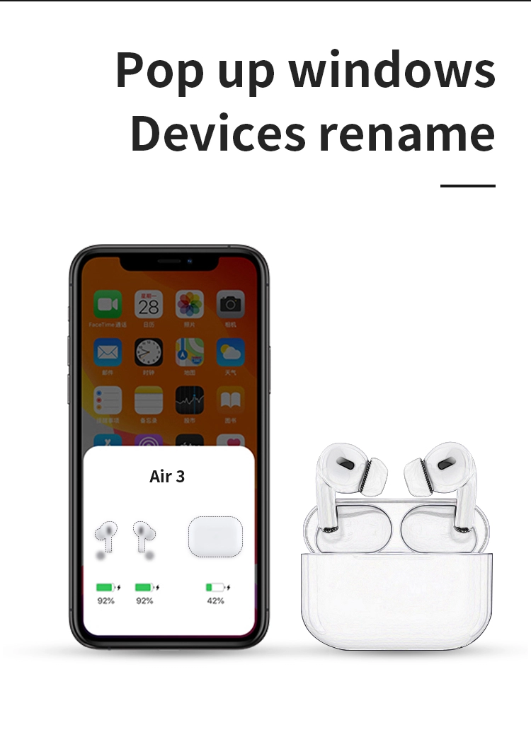 Top Quality Audifonos BT 5.0 Sport Stereo Wireless Earphone Pro 3 Tws Earbuds Air Pro 3