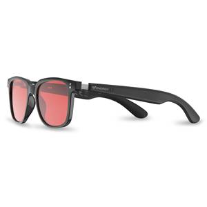 Mode Nuit - Lunettes Intelligentes avec Verres Relaxants Rouges / Filtre Anti-Lumière Bleue et UV400 / Bluetooth et Audio à Oreille Ouverte - Product Image 3