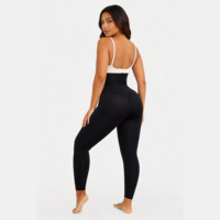 Pantalon gainant taille haute effet remonte-fesses avec fermeture éclair à la taille et contrôle du ventre, Fajas, Vente en gros OEM