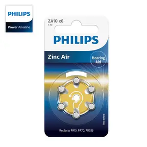 ZA high capacity1.4V Oxide battery Top quality technology coin PHILIPS Zinc Air Minicells