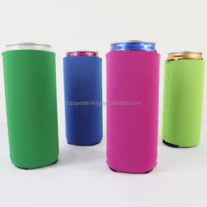 זרוק משלוח מוצק צבע בתפזורת 330Ml 12oz Neoprene מתקפל Slim יכול Cooler(4 חבילה, 6 חבילה)