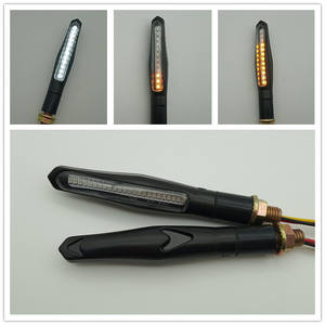 Motorcycle Modified Lamp, LED Dual-color Flowing <b>Light</b>, Turn signal and <b>Daytime</b> <b>Running</b> <b>Light</b> Combo Dual-color <b>Light</b> - Product Image 2
