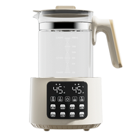 Bouilloire électrique pour bébé avec chauffe-eau instantané, contrôle précis de la température, affichage LCD et minuterie