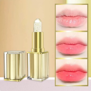 Baru lipstik <span class=keywords><strong>Lip</strong></span> <span class=keywords><strong>Gloss</strong></span> pelembab warna berubah suhu emas lipstik organik Vegan Label pribadi tahan lama - Product Image 3