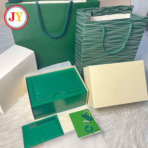 Factory Direct Sale Green Watch Package Box Luxury Brand Box Gift Top Version 2025 New Watch case Wooden Box - Product Image 1