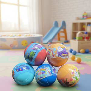 Juguetes de pelota de plástico para niños con diseños de coches y unicornios para niños de 3 años en adelante. - Product Image 5