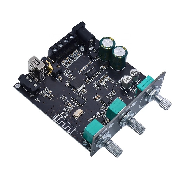 XY-T50H TPA3116D2 2*50W 5.0 Subwoofer Amplifier Board 2.0 Channel High Power Audio Stereo AUX USB Bass AMP